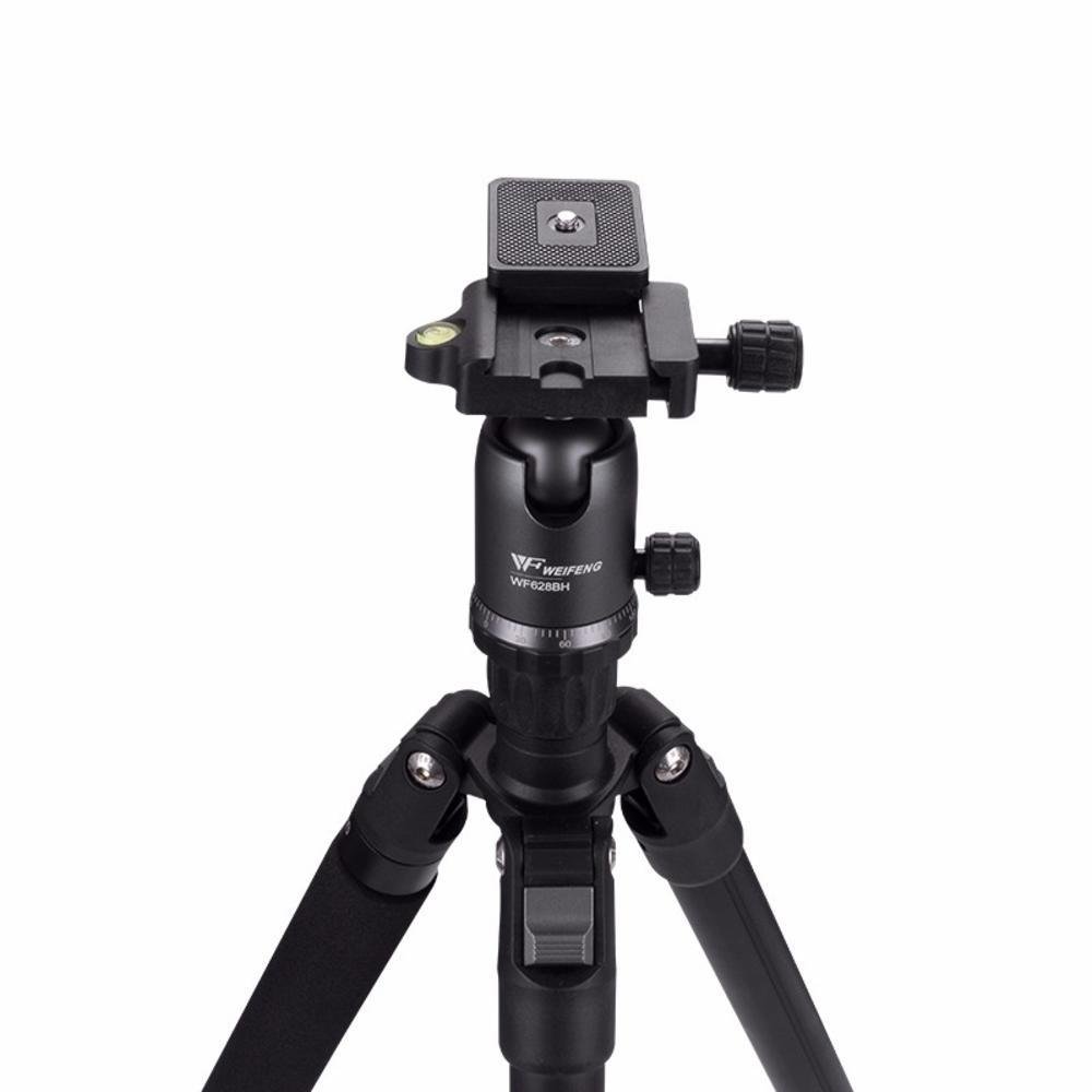 Imagem 2 de 3 do produto Tripé Monopé Weifeng Wf Wt-628 Com Cabeça De Esfera + Suporte Para Smartphone