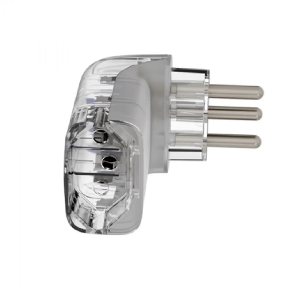 Imagem 2 de 5 do produto Protetor Clamper Pocket Fit 3p, 10 Amperes, Bivolt, Formato Fit 90º, Transparente