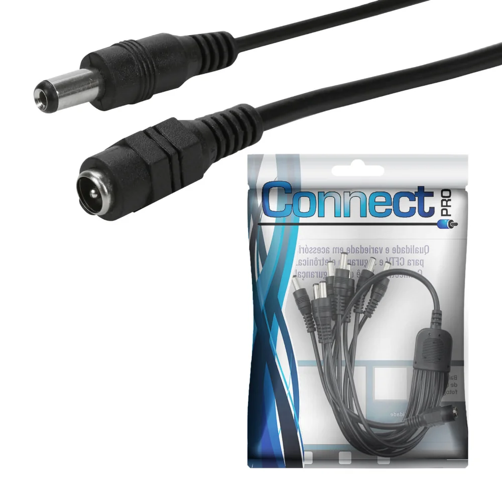 Imagem 3 de 4 do produto Cabo Adaptador Rabicho P4 8x1 1 Femea 8 Machos 40cm 018-9914 - Conector Pro