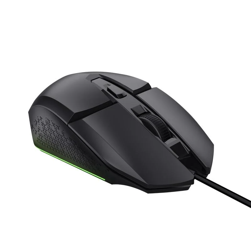 Imagem 5 de 5 do produto Mouse Gamer Trust Felox 6400dpi Rainbow 6 Botoes - Preto.