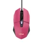 Mouse Gamer Trust Felox 6400dpi Rainbow 6 Botoes - Rosa