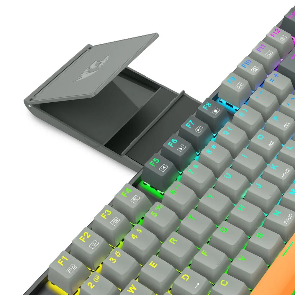 Imagem 4 de 5 do produto Teclado Mecânico Gamer Redragon Olaf - RGB - Switch Dust-proof Brown - K648gg-RGB - Abnt2