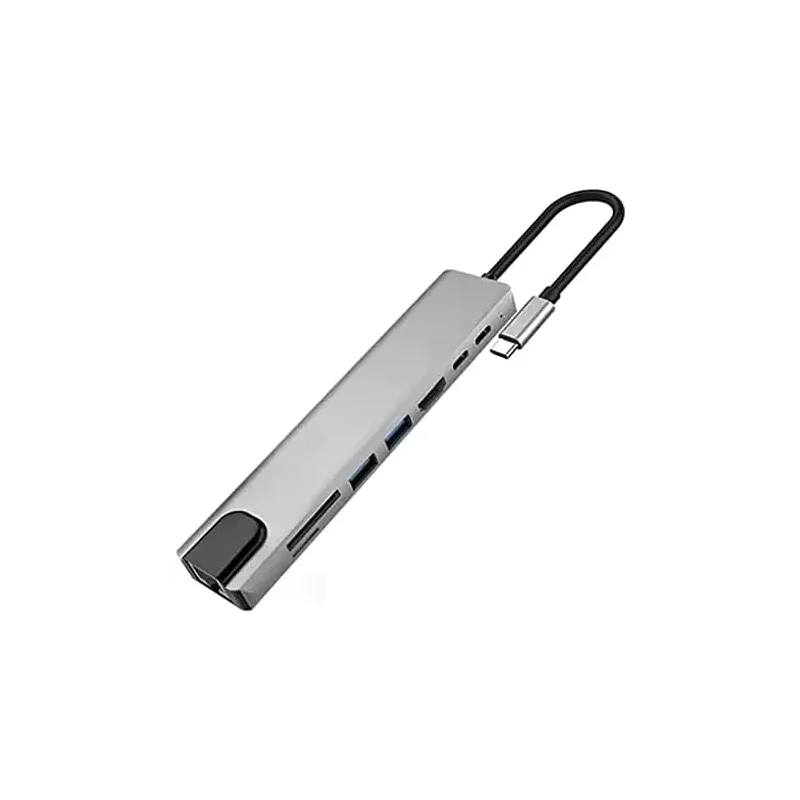 Imagem 1 de 2 do produto Adaptador 8 Em 1 Dex, Tipo-c P/ Hdtv.