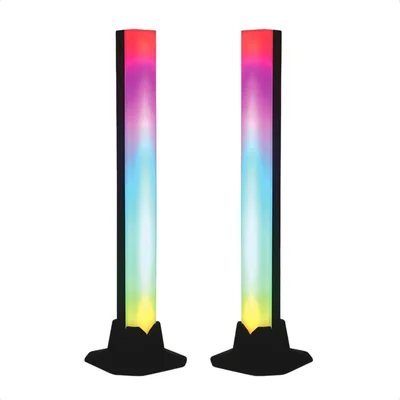 Barra De LED Taschibra Twin, RGB, Rítmica, Setup Gamer