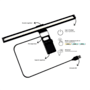 Barra De LED Taschibra Screen Usb Para Monitor Regulável
