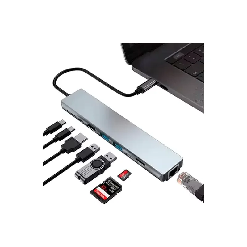 Imagem 2 de 2 do produto Adaptador 7 Em 1 Dex, Tipo-c P/ Hdtv.