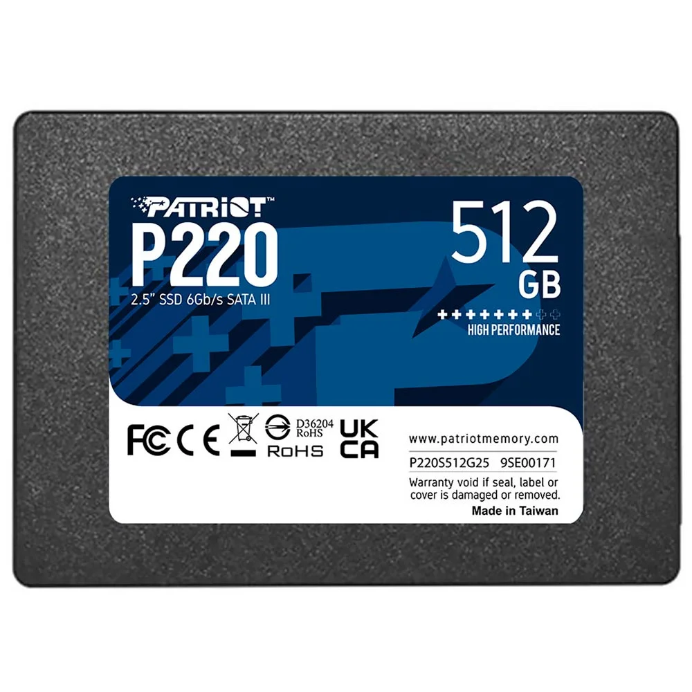 SSD Patriot Sata 3, 512gb, P220 2.5" - P220s512g25