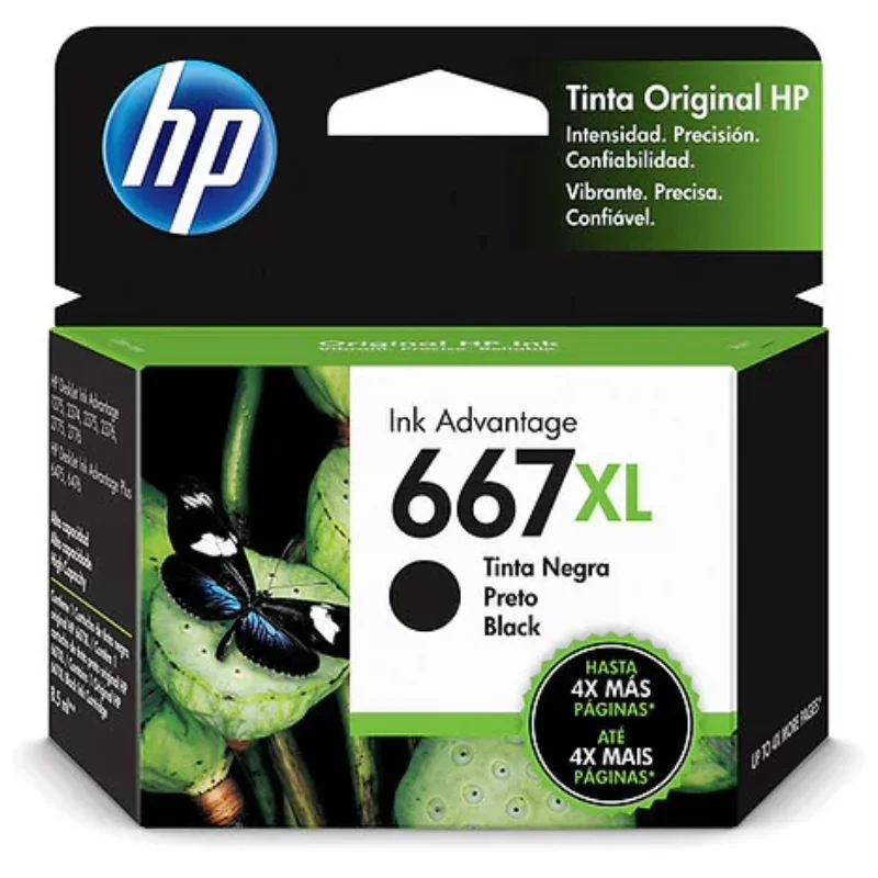 Cartucho Hp 667xl Preto Original
