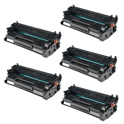 Kit 5 Toner Compatível Cf258x 58x Para M-404dw M404 Sem Chip.
