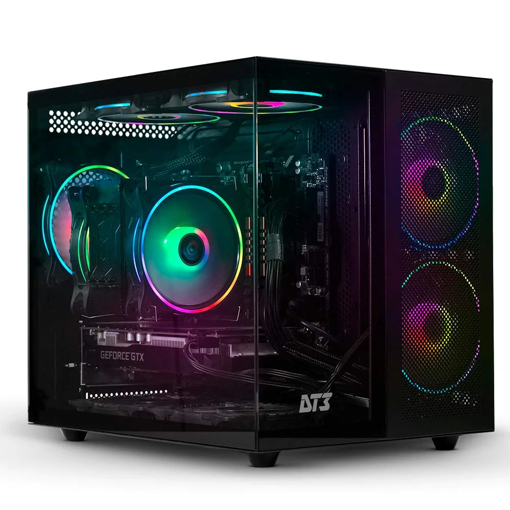 Imagem 3 de 5 do produto Gabinete Dt3 Hyperflow Black 14139-8 Lateral Vidro M-atx/itx Nao Acompanha Fans U Unica Unica