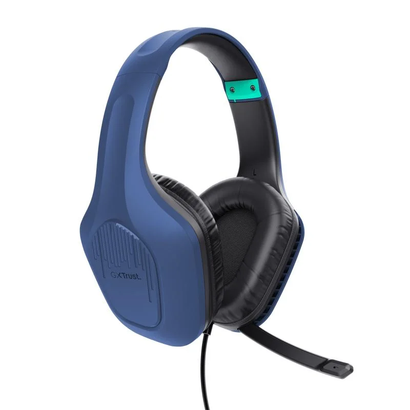 Imagem 3 de 5 do produto Headset Gamer Trust Zirox Drivers 50mm P2 - Azul.