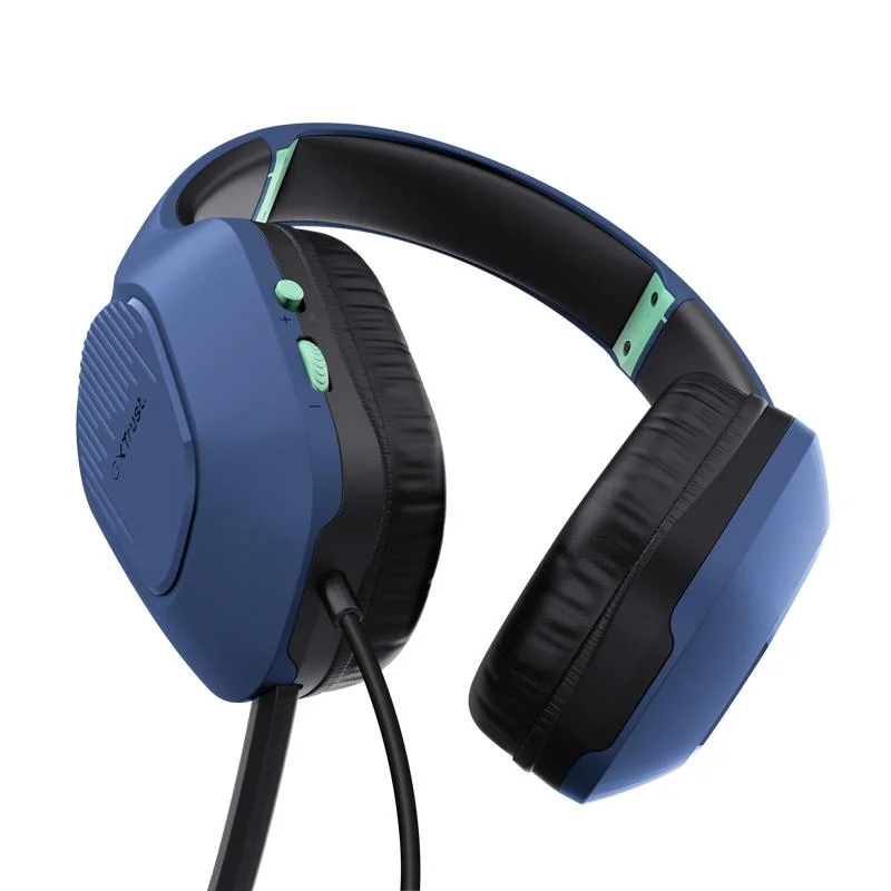 Imagem 4 de 5 do produto Headset Gamer Trust Zirox Drivers 50mm P2 - Azul.
