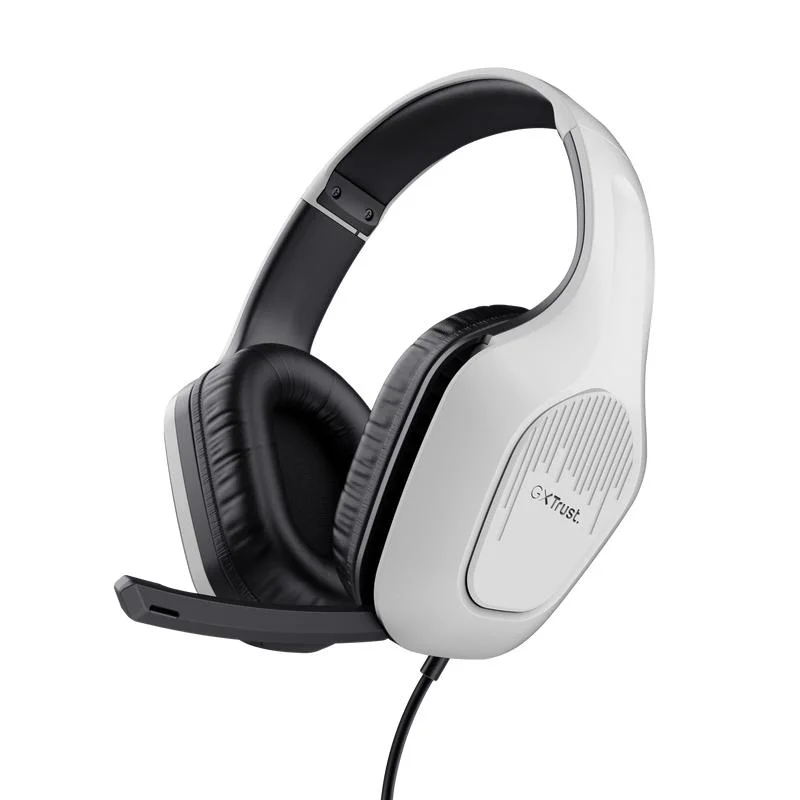 Imagem 3 de 5 do produto Headset Gamer Trust Zirox Drivers 50mm P2 Ps5 - Branco