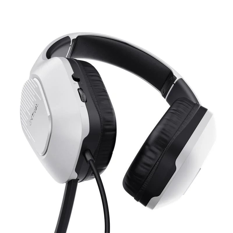 Imagem 5 de 5 do produto Headset Gamer Trust Zirox Drivers 50mm P2 Ps5 - Branco