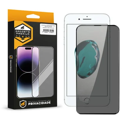 Película Para Iphone 7 Plus / 8 Plus - Defender Pro Privacidade - Preta - Gshield.