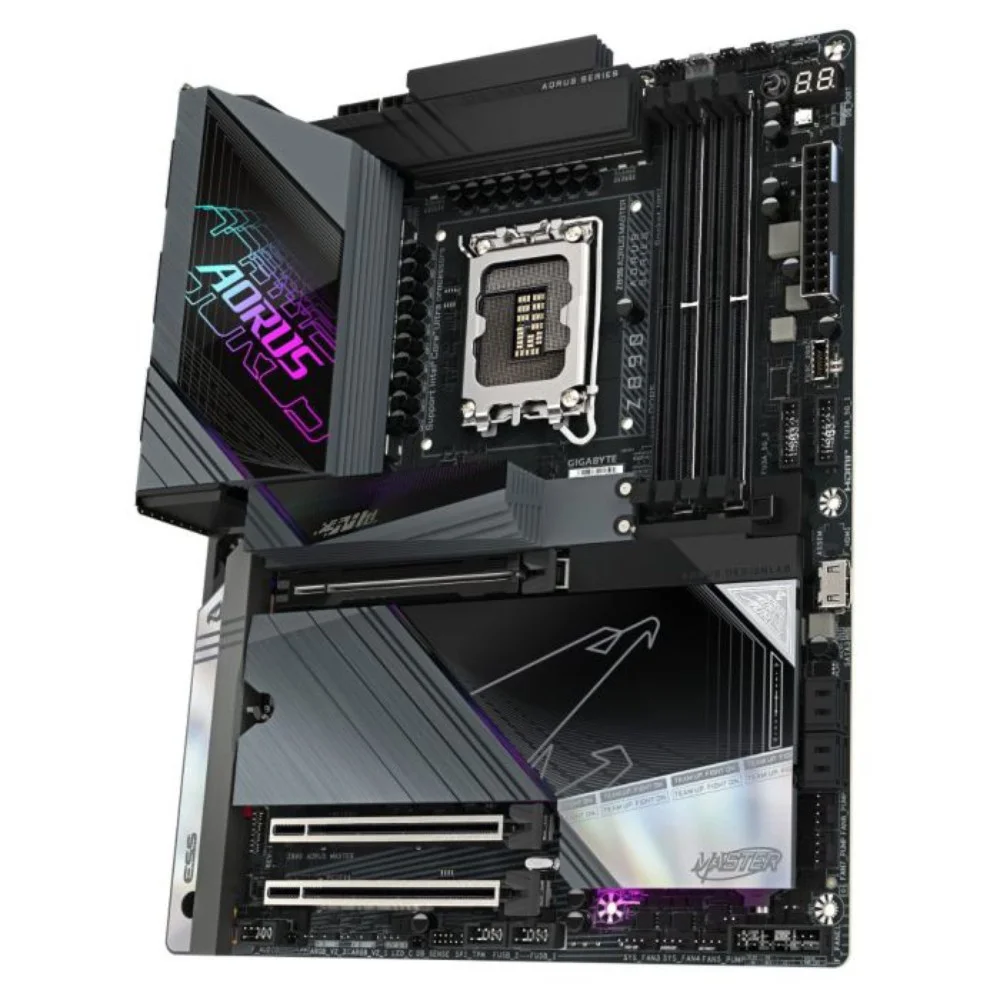 Imagem 2 de 5 do produto Placa Mãe Gigabyte Z890 Aorus Master Wifi 7 Intel LGA 1851 4xDDR5 Chipset Z890 Atx