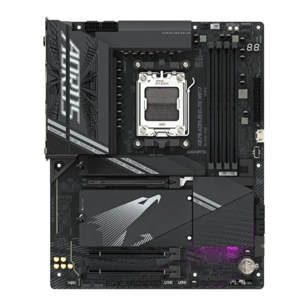 Imagem 3 de 5 do produto Placa Mãe Gigabyte X870 Aorus Elite Wifi 7 (am5/4xDDR5)