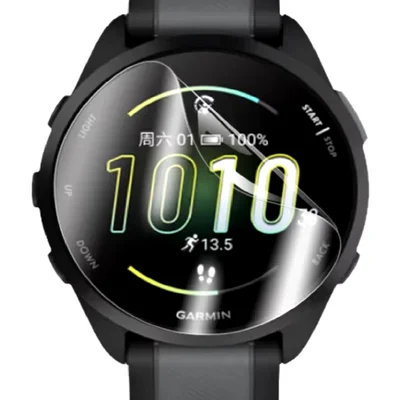 Película De Hydrogel Compatível Smartwatch Garmin Forerunner® 165 / 165 Music.