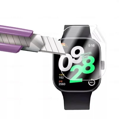 Película De Hydrogel Compatível Smartwatch Redmi Watch 5 Active.