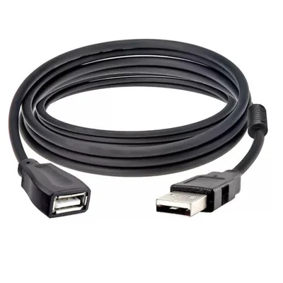 Cabo Extensão Usb 2.0 Com Filtro Macho X Fêmea De 3 Mts