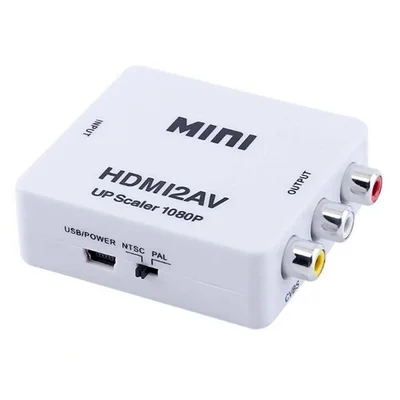Mini Conversor HDMI Para Rca Av Vídeo Composto