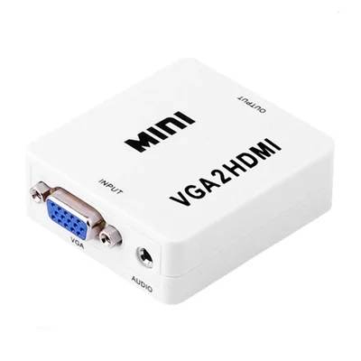 Mini Conversor Vga Para HDMI.