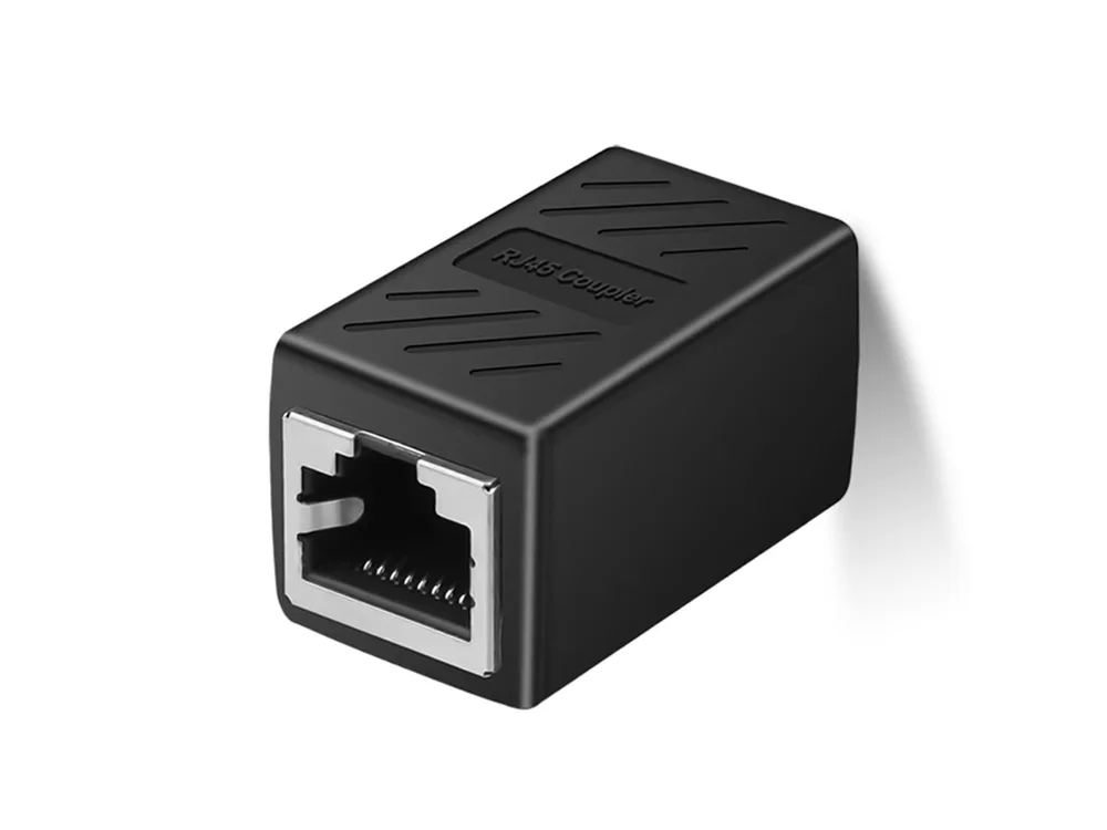 Imagem 2 de 3 do produto Emenda Rj45 Fêmea X Fêmea Blindada.