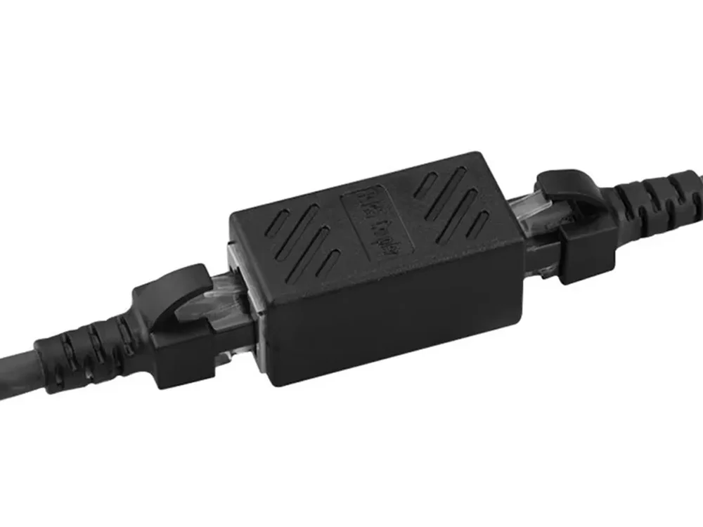 Imagem 3 de 3 do produto Emenda Rj45 Fêmea X Fêmea Blindada.