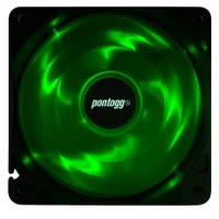 Cooler Fan Pontogg Basic Verde 4 LEDs 2