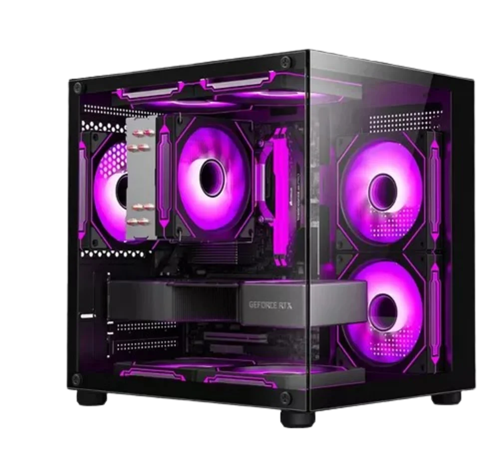 Imagem 4 de 5 do produto Gabinete Gamer Aquário Gb1796 Com 4 Cooler Fan LED RGB - Hayom