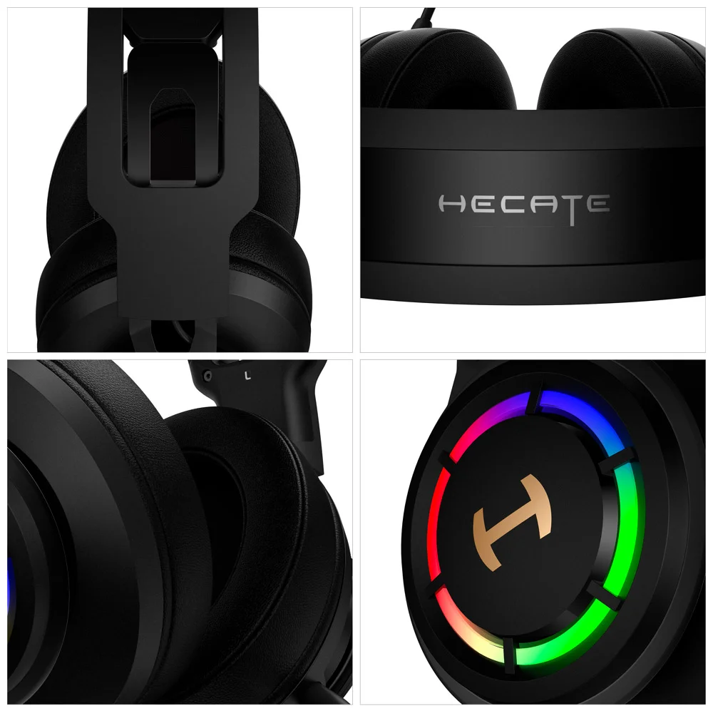 Imagem 2 de 5 do produto Headset Gamer Com Surround 7.1 E Hi-res G35 Edifier - Preto.
