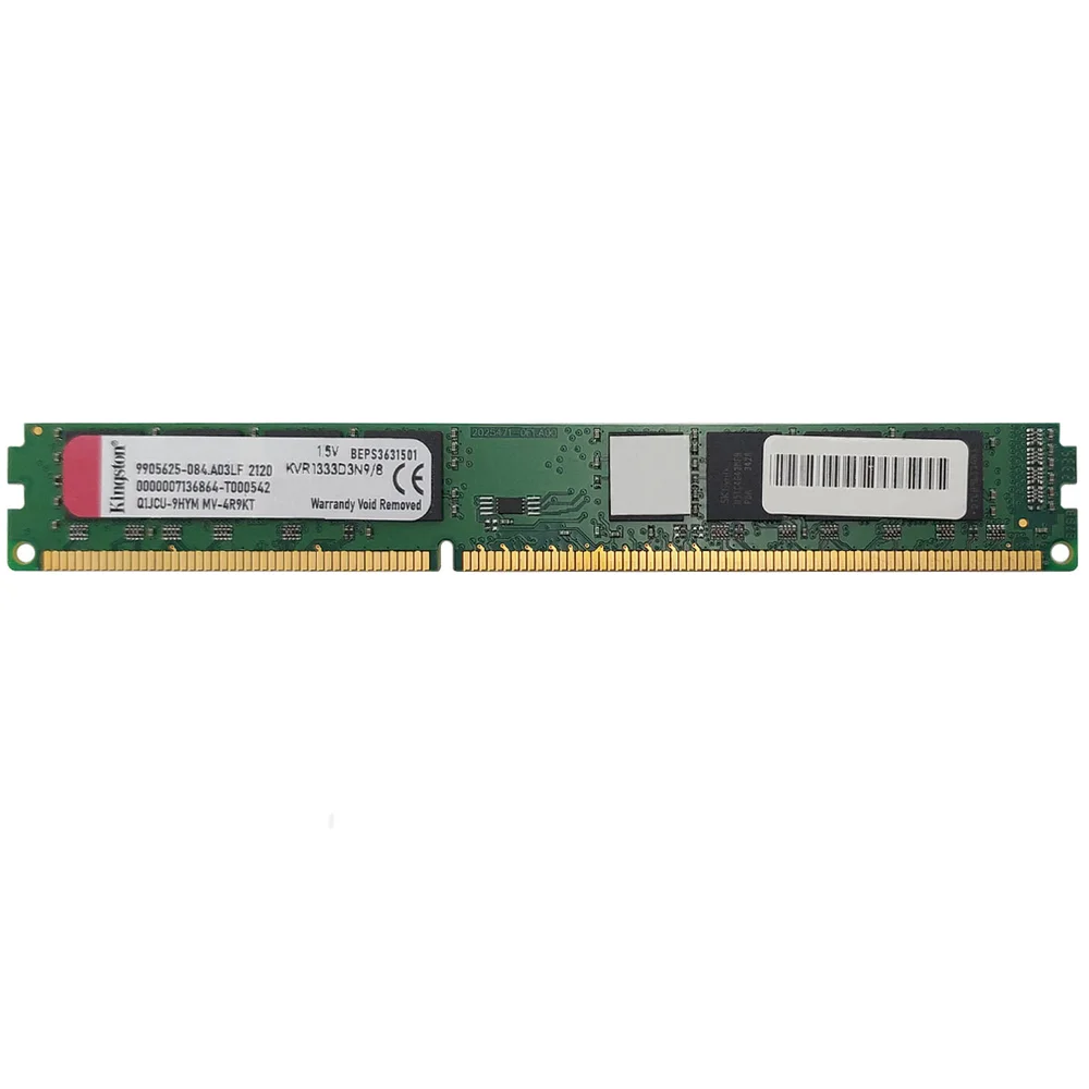 Memória 8GB Kingston, Ddr3, 1333mhz, Cl9 - Kvr1333d3n9/8g