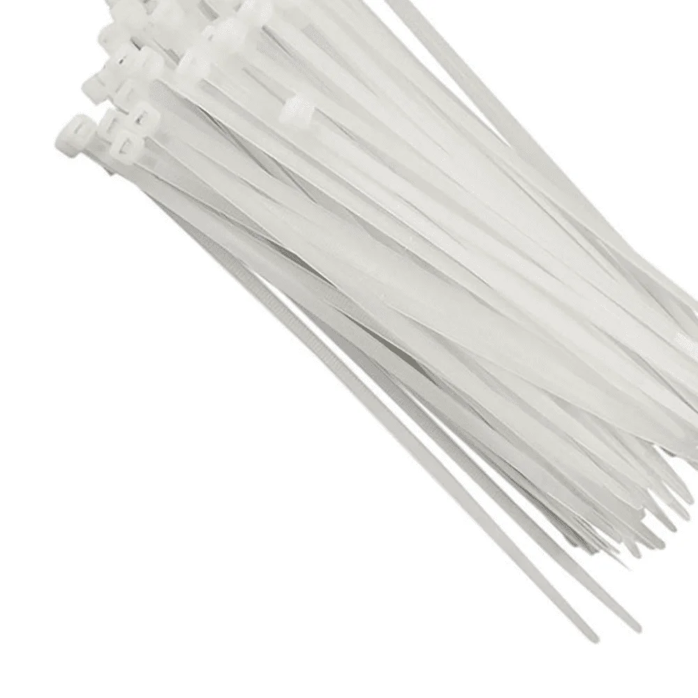 Imagem 2 de 3 do produto Abracadeira De Nylon Western 7,6 X 35cm Com 100 Unidades Branco