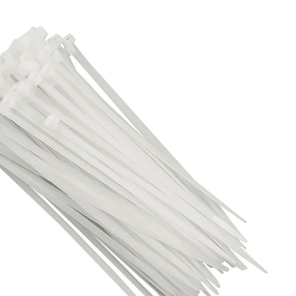 Imagem 3 de 3 do produto Abracadeira De Nylon Western 7,6 X 35cm Com 100 Unidades Branco