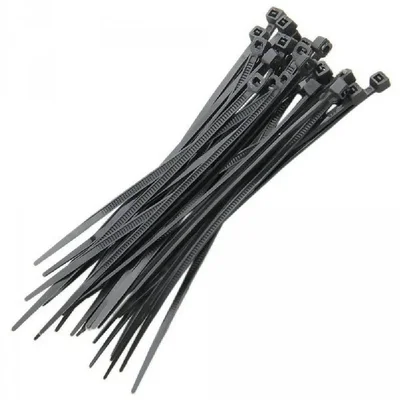 Abracadeira De Nylon 2,5mm X 100mm Preto 100 Pcs