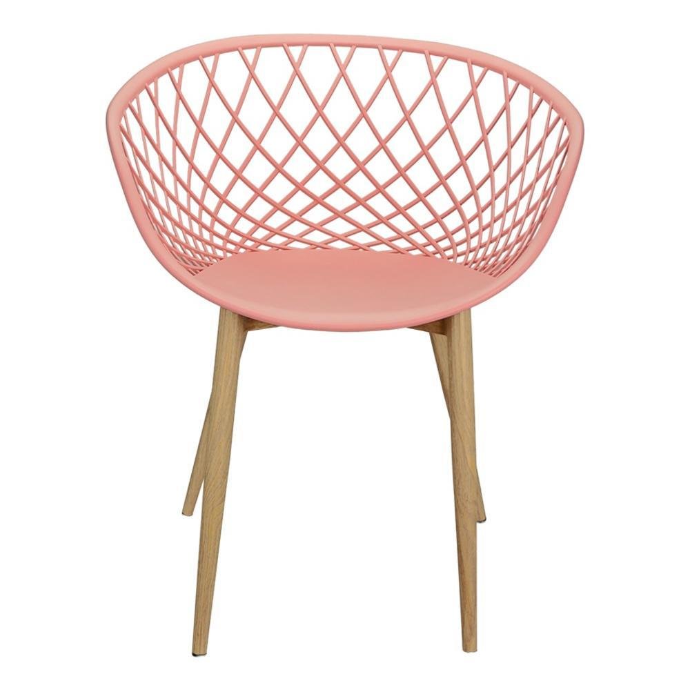 Imagem 4 de 4 do produto Cadeira Poltrona Clarice Sidera Nest Web C/ Apoio De Braço - Rosa