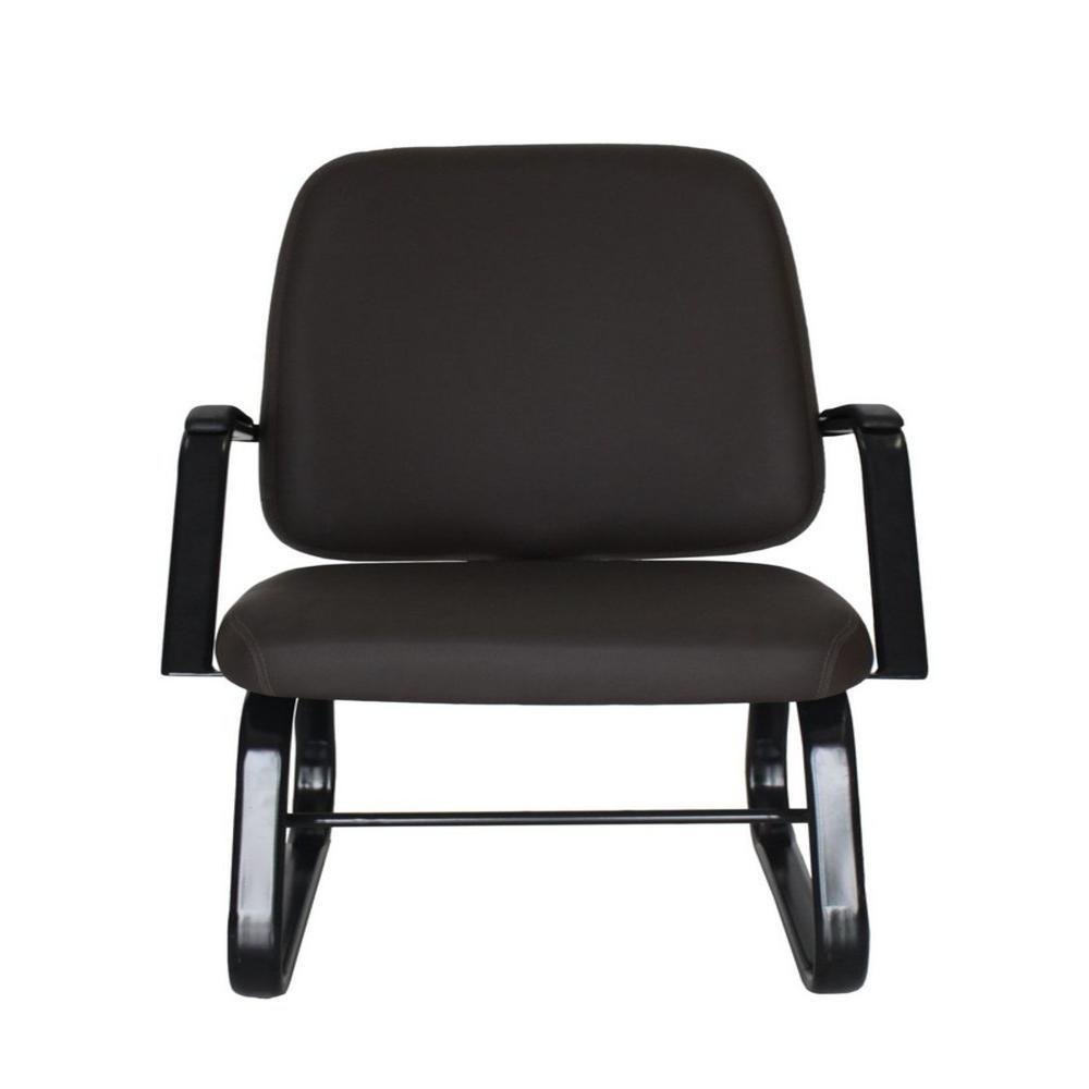 Imagem 2 de 2 do produto Cadeira Para Escritório Design Office Móveis, Até 200kg, Preto