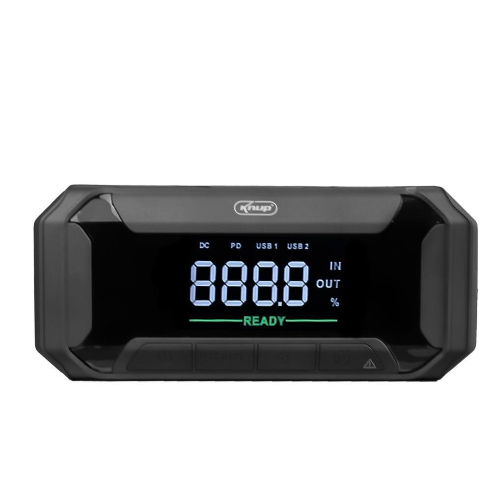 Acionador De Partida Portatil Zeus 2000 Usb Display Lcd 12v