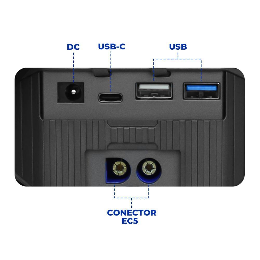 Acionador De Partida Portatil Zeus 2000 Usb Display Lcd 12v