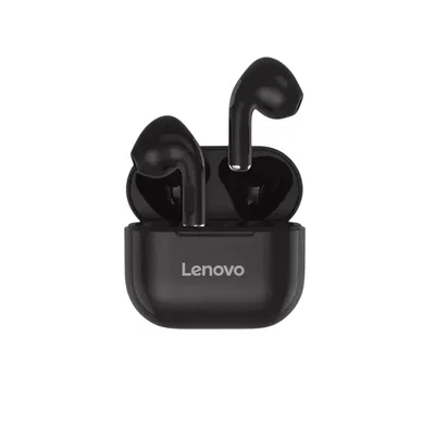 Fones De Ouvido Sem Fio Bluetooth Lenovo Lp 40 Preto.