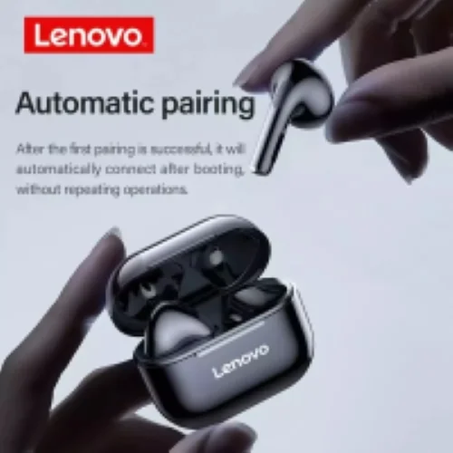 Imagem 2 de 3 do produto Fones De Ouvido Sem Fio Bluetooth Lenovo Lp 40 Preto.