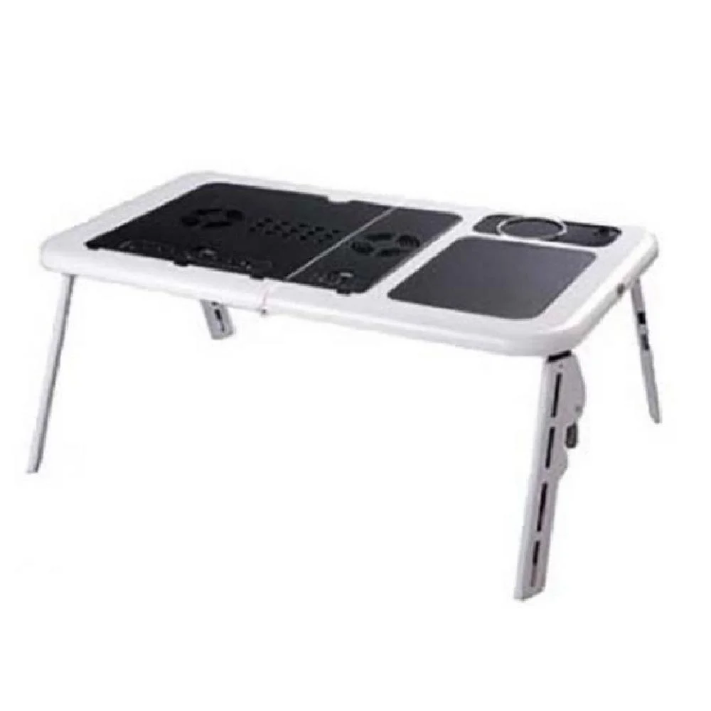 Imagem 2 de 2 do produto Mesa Para Notebook Retrátil Com Cooler Duplo E Base Com Porta Copos