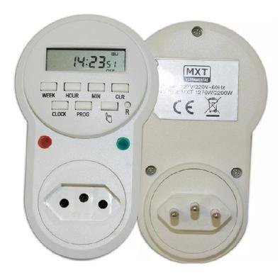 Timer Digital Temporizador Ideal Para Ligar E Desligar Aparelhos Elétricos Ou Eletrônicos