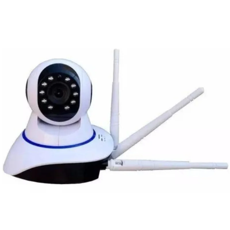 Imagem 2 de 5 do produto Câmera Ip Sem Fio 360° 3 Antenas Hd Wifi Visão Noturna Alarm