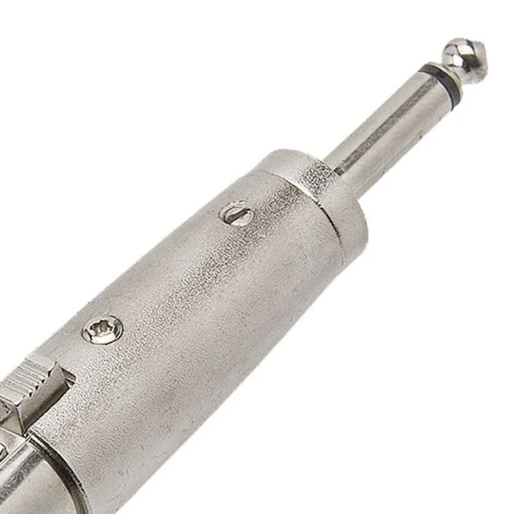 Imagem 2 de 3 do produto Adaptador P10 Mono X Xlr Cannon Femea Metal Adap0028 Prata Storm