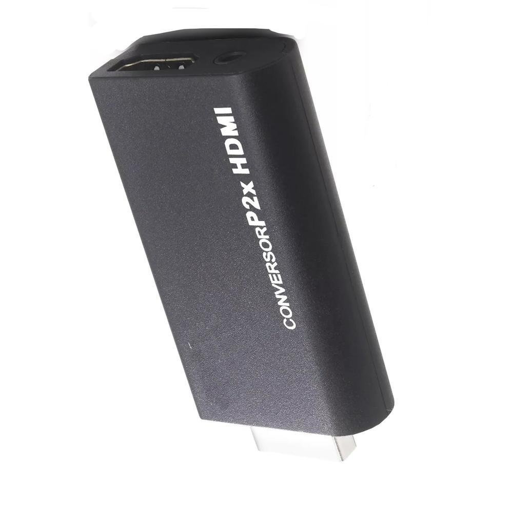 Imagem 2 de 3 do produto Adaptador Converosr De Cabo Av Ps2 Slim Fat X HDMI