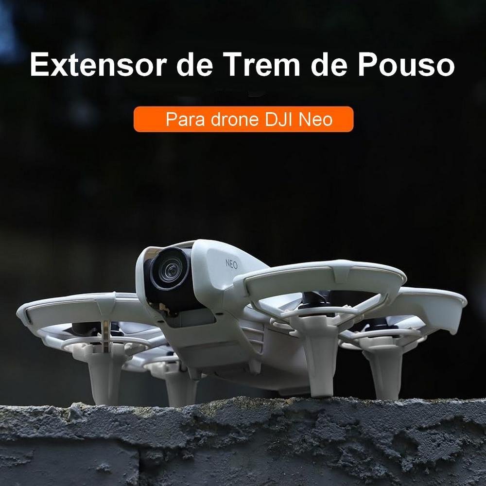 Imagem 3 de 5 do produto Extensor De Trem De Pouso 10mm Para Drone Dji Neo Cor:laranja