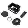 Capa Silicone + Tampa Lateral Aberta E Protetor Lente De Gopro 13 Cor:preto