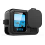 Capa Silicone + Tampa Lateral Aberta E Protetor Lente De Gopro 13 Cor:preto