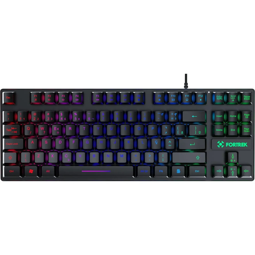 Imagem 3 de 5 do produto Teclado Gamer Fortrek Fearless 80 Tkl Preto